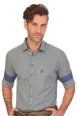 Orbis Trachtenhemd - JENS, Grün, 51/52 (5XL)