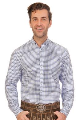 Orbis Trachtenhemd - JORIS, Blau, 53/54 (6XL)
