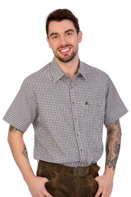 Orbis Trachtenhemd - NARIUS, Dunkelgrün, 51/52 (5XL)