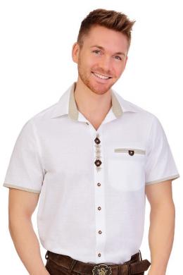 Orbis Trachtenhemd - NATAN, Weiß, 47/48 (XXXL)