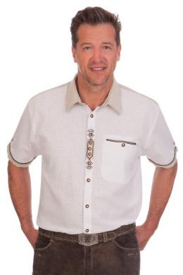 Orbis Trachtenhemd - NESTOR, Weiß, 53/54 (6XL)