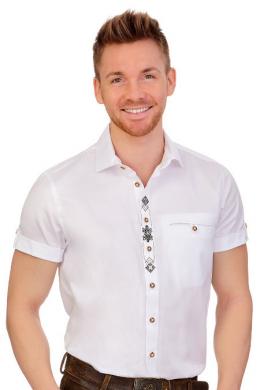 Orbis Trachtenhemd - NIKO, Weiß, 45/46 (XXL)