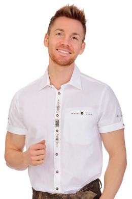 Orbis Trachtenhemd - NOLDI, Weiß, 43/44 (XL)