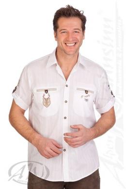 Orbis Trachtenhemd - O´ZAPFT IS, Weiß, M