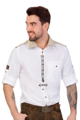 Orbis Trachtenhemd - ODILO, Weiß, 51/52 (5XL)