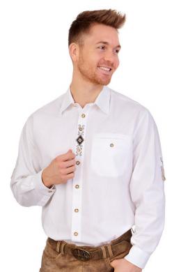 Orbis Trachtenhemd - OKTAVIAN, Weiß, 47/48 (XXXL)