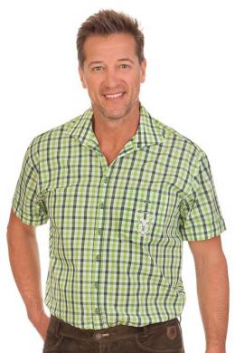 Orbis Trachtenhemd - ROLF, Grün, 51/52 (5XL)