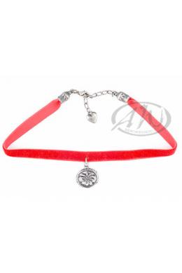 Owa Kropfband - 166298/METALLEDELWEISS, Rot