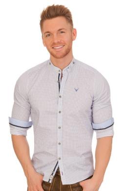 PURE Trachtenhemd - GODRIC, Blau, XS