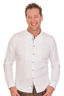PURE Trachtenhemd - RUBEN, Weiß, 45/46 (XXL)