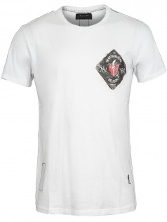 Religion Herren Shirt Heartbreaker (M) (weiß)