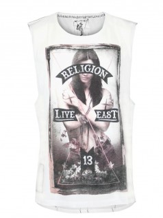 Religion Herren Shirt Rebel Club (XXL) (weiß)