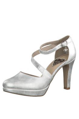 s.Oliver Trachtenpumps - PALINA, Silber metallic, 39
