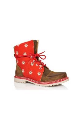 Spieth & Wensky Boots Damen - INGEBORG, Rot, 41
