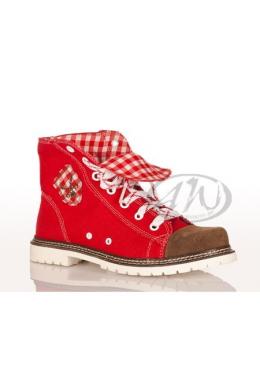 Spieth & Wensky Boots Damen - JACKY /braun/rot, Rot, 42