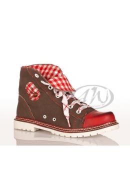 Spieth & Wensky Boots Damen - JACKY /rot/rot, Braun, 41