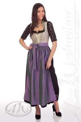 Spieth & Wensky Dirndl lang 2tlg. - BABETTE, Lila, 48