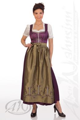 Spieth & Wensky Dirndl lang 2tlg. - WANDA, Purple, 36
