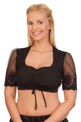 Spieth & Wensky Dirndlbluse - BEGONIA-AW, Schwarz, 46