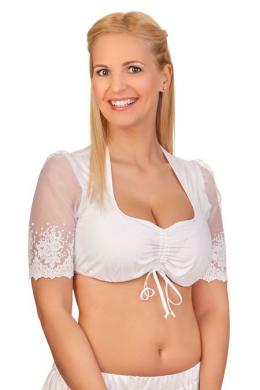 Spieth & Wensky Dirndlbluse - BEGONIA-AW, Weiß, 32