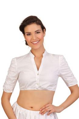 Spieth & Wensky Dirndlbluse - DAGNY, Weiß, 42
