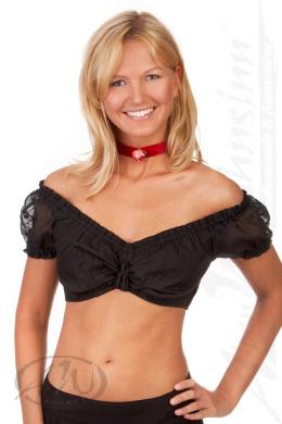 Spieth & Wensky Dirndlbluse - ELLE, Schwarz, 34