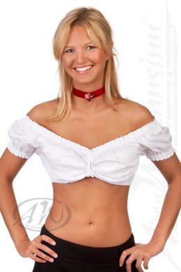 Spieth & Wensky Dirndlbluse - ELLE, Weiß, 48