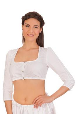Spieth & Wensky Dirndlbluse - FORAYA, Weiß, 36