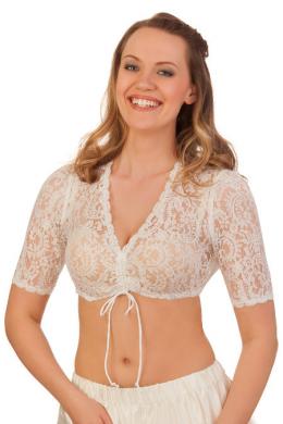 Spieth & Wensky Dirndlbluse - HADIA, Weiß, 38