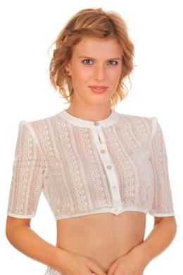 Spieth & Wensky Dirndlbluse - HIRSE, Creme, 44