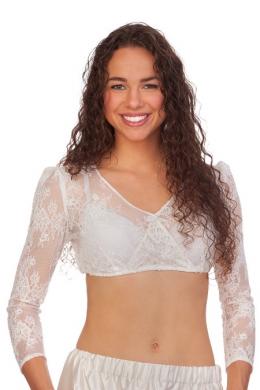Spieth & Wensky Dirndlbluse - MEGHAN, Offweiß, 34