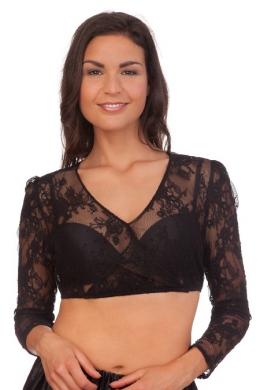 Spieth & Wensky Dirndlbluse - MEGHAN, Schwarz, 50
