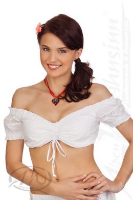 Spieth & Wensky Dirndlbluse - SELLIN, Weiß, 52
