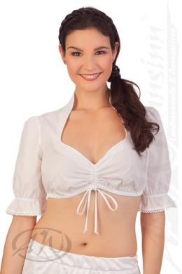 Spieth & Wensky Dirndlbluse - WIRA, Weiß, 32