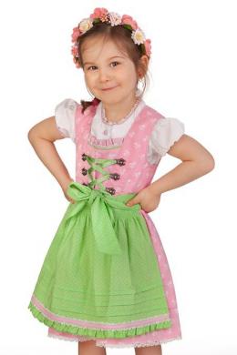 Spieth & Wensky Kinderdirndl 3tlg. - EILEEN, Rosa, 110