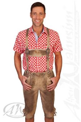 Spieth & Wensky Kniebundlederhose - MAXIMILIAN, Lärche, 48