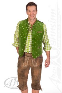 Spieth & Wensky Kniebundlederhose - MICHAEL, Erdnuss, 58