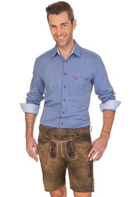 Spieth & Wensky Lederhose Herren kurz - DEINHARD, Braun Used, 58