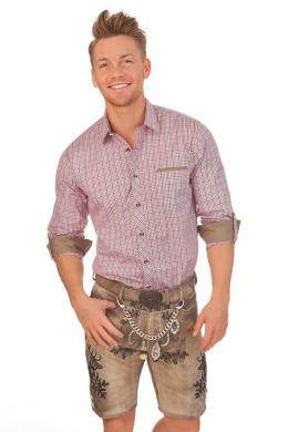 Spieth & Wensky Lederhose Herren kurz - ELVIS, Whisky, 46