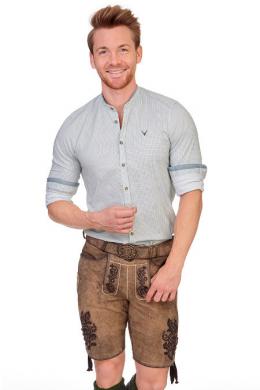 Spieth & Wensky Lederhose Herren kurz - PRESLEY, Zeder, 54