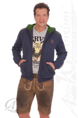 Spieth & Wensky Lederhose Herren kurz - TIBOR, Nuss, 44