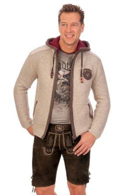 Spieth & Wensky Lederhose Herren kurz - VEIT II, Nutria, 44