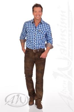Spieth & Wensky Lederhose lang - TRAUNREUT, Schiefer, 58