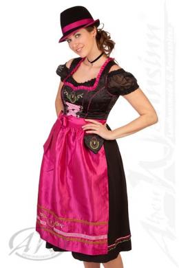 Spieth & Wensky Midi Dirndl 2tlg. - MIA-MIDI, Pink, 44