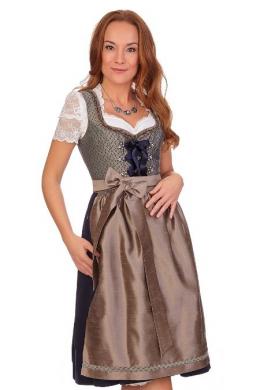 Spieth & Wensky Midi Dirndl 2tlg. - NENI, Taupe, 42