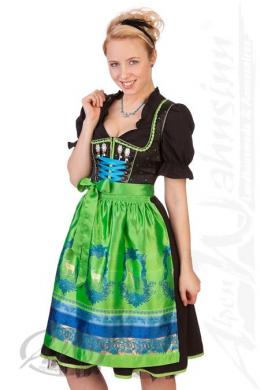 Spieth & Wensky Midi Dirndl 2tlg. - PFAU, Neongrün, 44