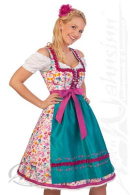 Spieth & Wensky Midi Dirndl 2tlg. - WIESENAU, Petrol, 32