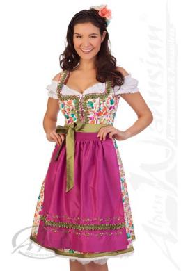 Spieth & Wensky Midi Dirndl 2tlg. - WIESENAU, Pink, 44