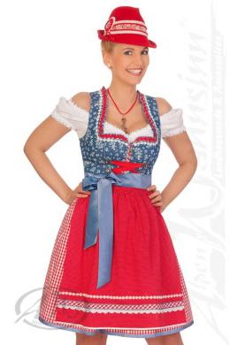 Spieth & Wensky Mini Dirndl 2tlg. - DORO, Blau, 46