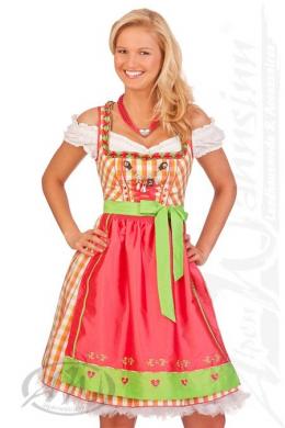 Spieth & Wensky Mini Dirndl 2tlg. - RIA, Lachs, 34